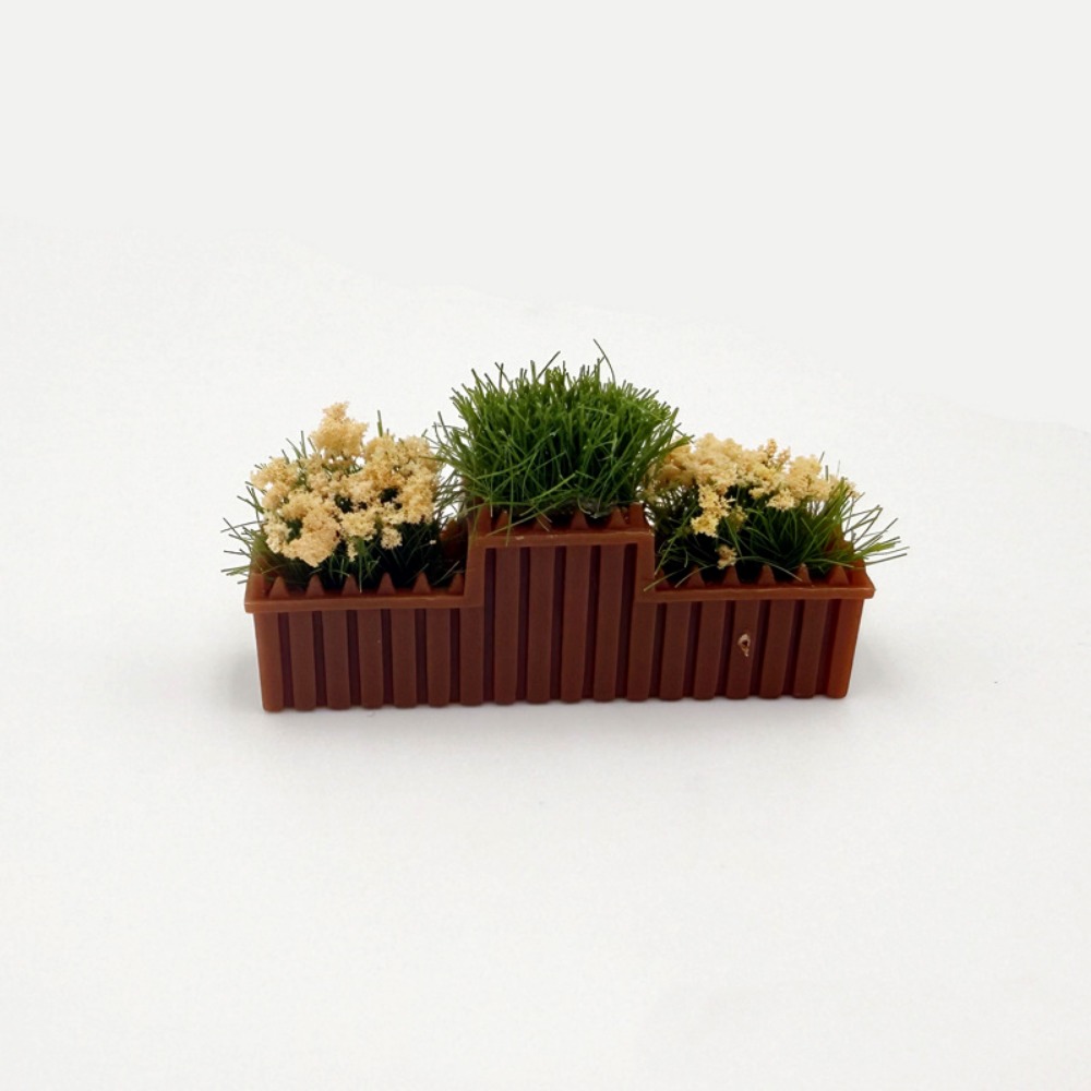 Terracotta Pot - 1:12 スケールドールハウス模擬花 10 色リアルな桜の花ミニチュア鉢植えおもちゃドールハウスの装飾