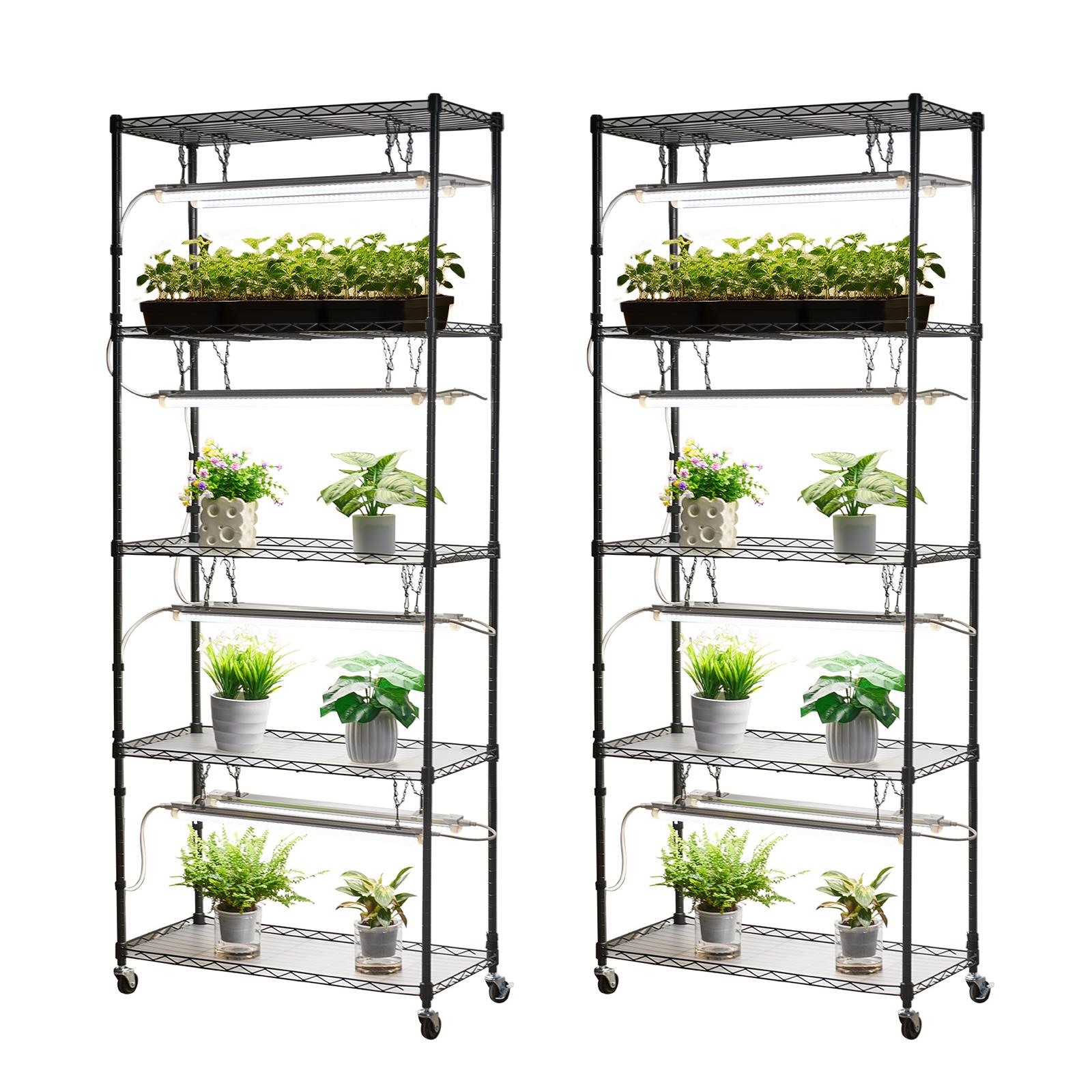 71インチの屋内植物スタンド（キャスター付き）、192W、5 - Plant Pot のレビューと価格