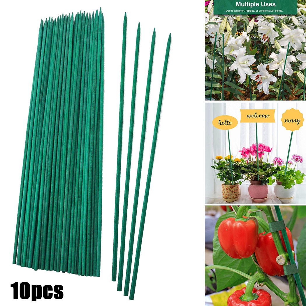 緑の植物のサポート,10個,40cm,植物,野菜,花,庭,休 - Plant Support Stake のレビューと価格