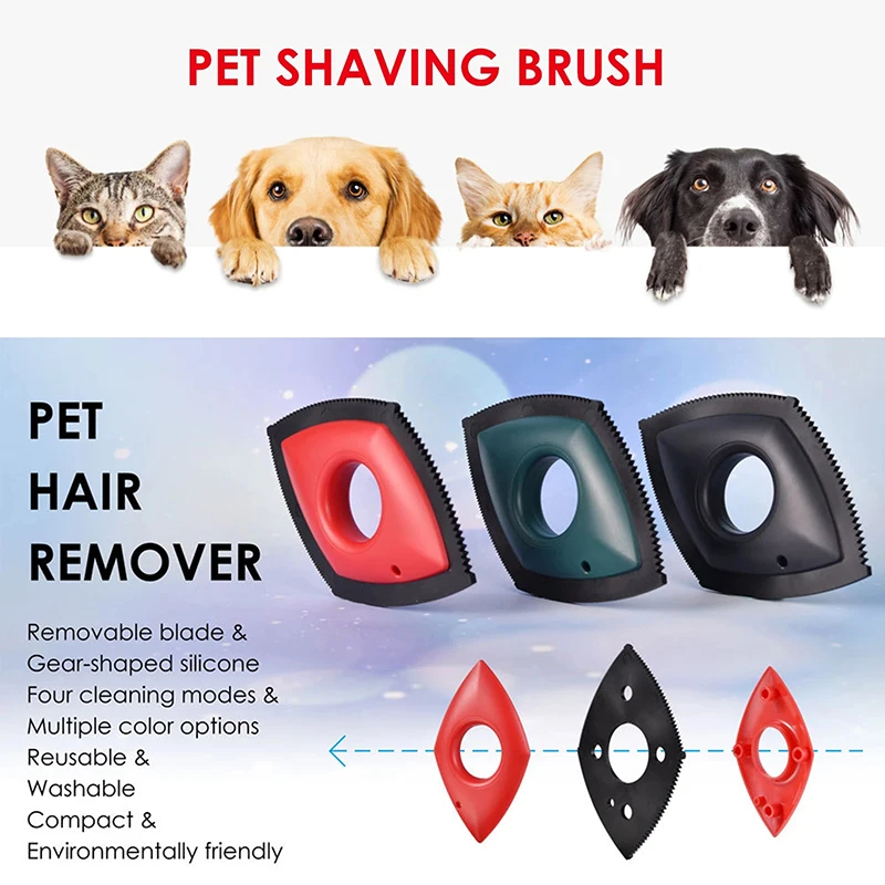 4 モードペットの毛リムーバーコームブラシ犬猫の毛ディテール - Repotting Mat のレビューと価格