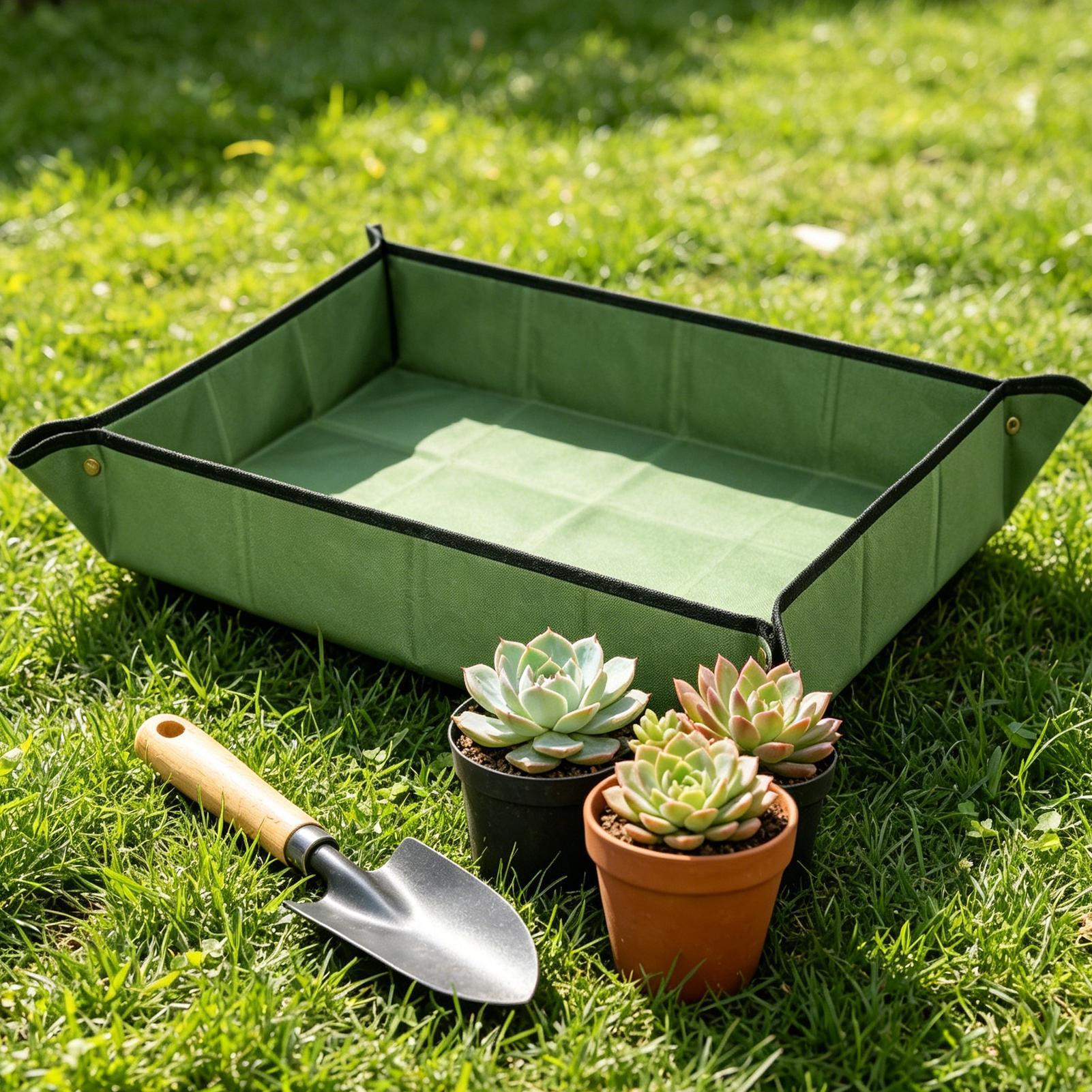 105 × 150 センチメートル植え替えマットポータブル厚 - Repotting Mat のレビューと価格