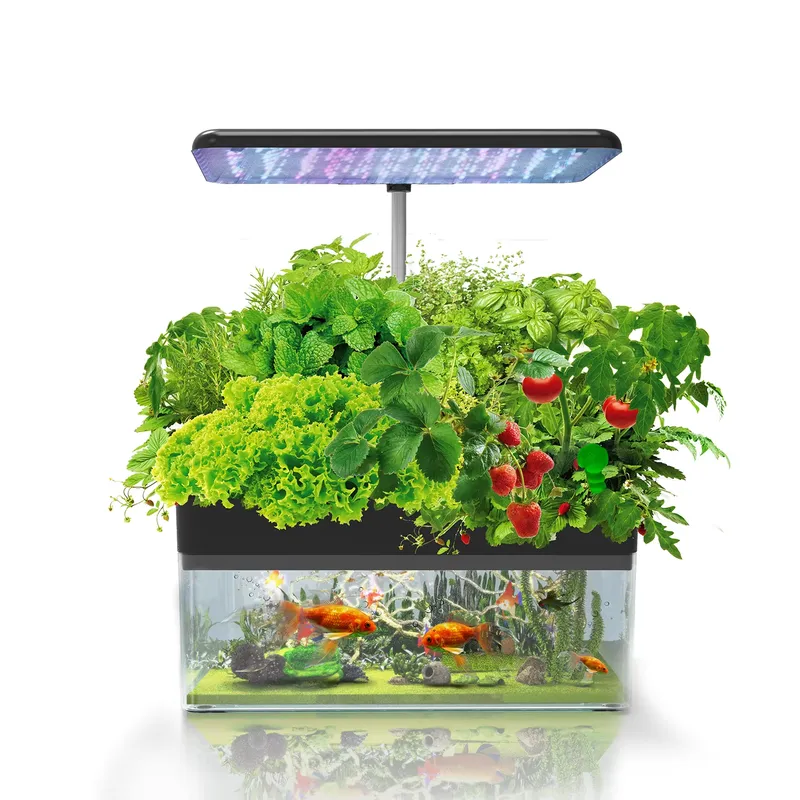 IGS-70ブランド 室内水耕栽培アクアポニックLED育成ラ - Indoor Plants のレビューと価格