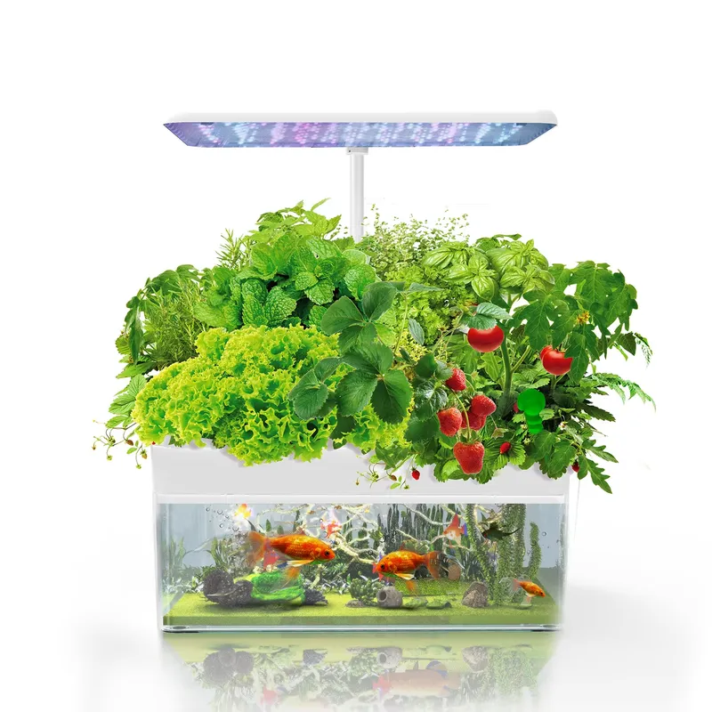 IGS-70ブランド 室内水耕栽培アクアポニックLED育成ラ - Indoor Plants のレビューと価格