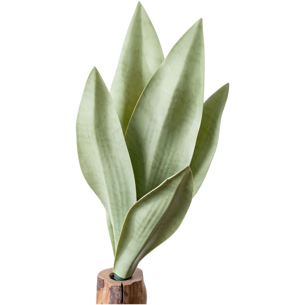 人工PVC製の蛇草（スネークプラント）の造花、33cm。リア - Snake Plant のレビューと価格