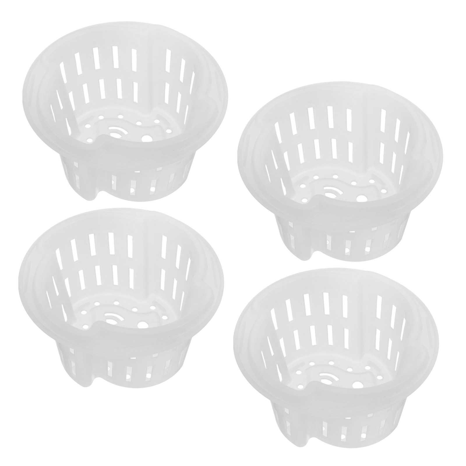 4個入り、水耕栽培用ネットポット。厚手で通気性の良いプラスチ - Indoor Plants のレビューと価格
