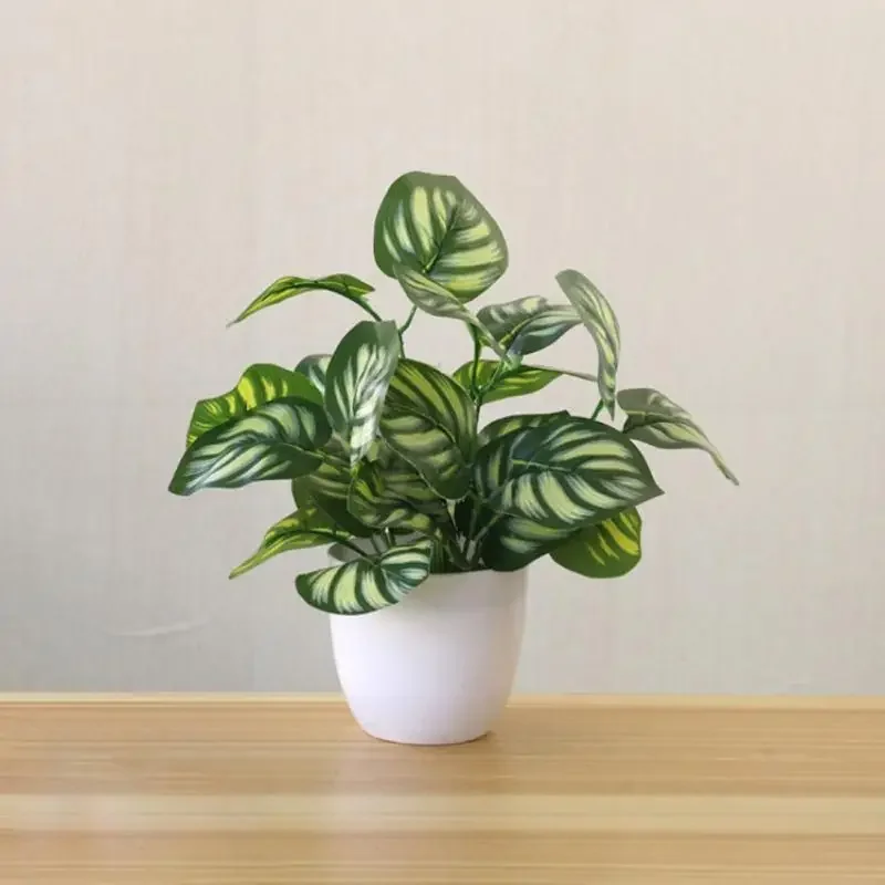 人工観葉植物、盆栽、造花、家庭用装飾品、植木鉢、オフィス装飾 - Snake Plant のレビューと価格